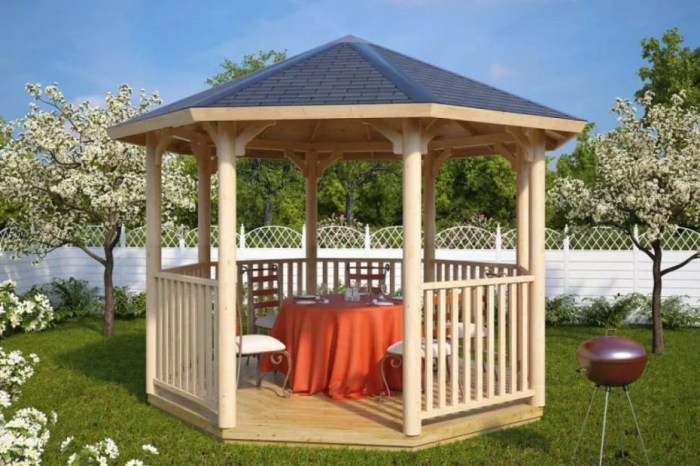 Wooden gazebo ideas