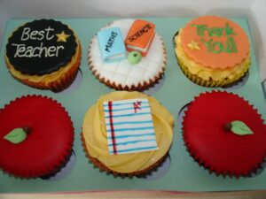 Appreciation teacher staff cupcakes gifts cupcake employee picnic theme treats luncheon choose board