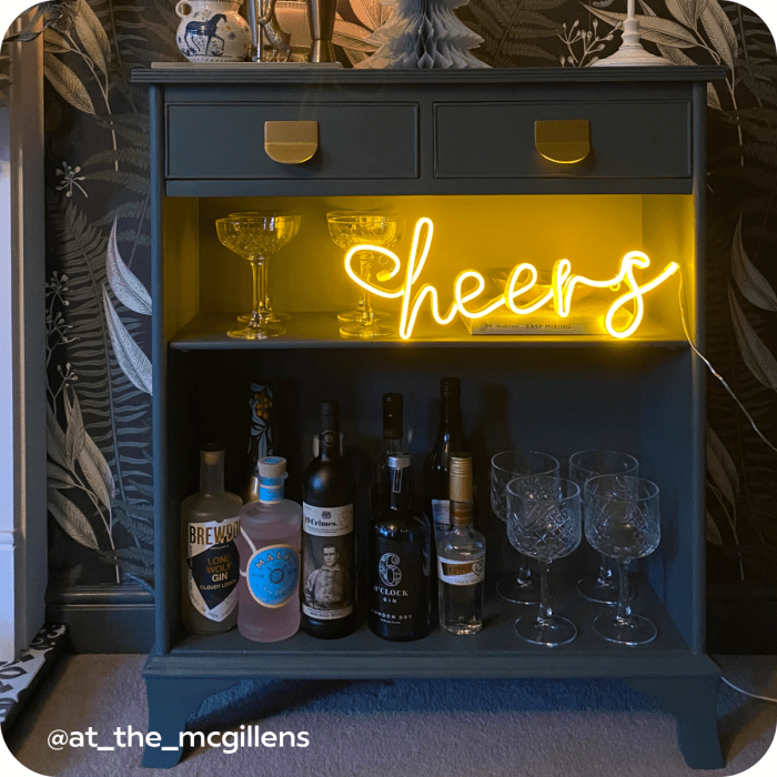 Upcycled drinks cabinet ideas