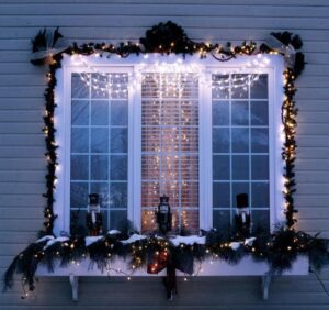 Christmas advent window ideas