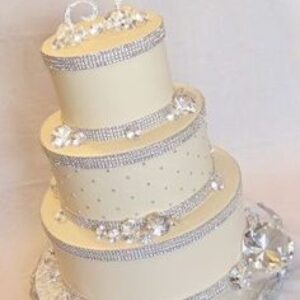 Diamond wedding cake ideas