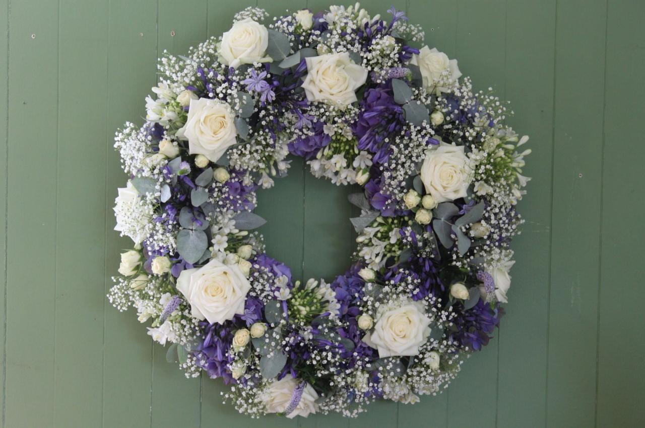 Funeral wreath wreaths designs original