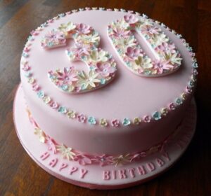 30th birthday female cake ideas