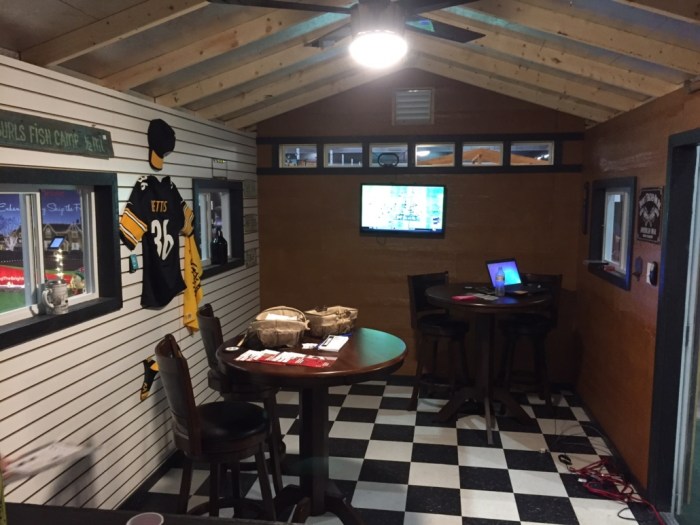 Shed games room ideas