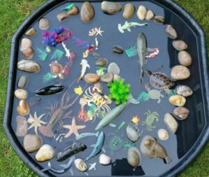 Under the sea tuff tray ideas