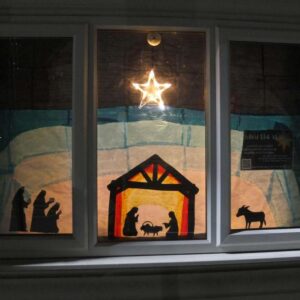 Advent windows ideas