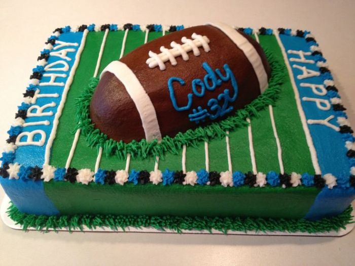 Birthday cake ideas football