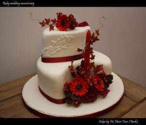 Ruby wedding cake ideas
