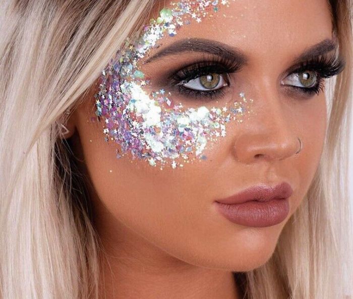 Glitter face paint ideas