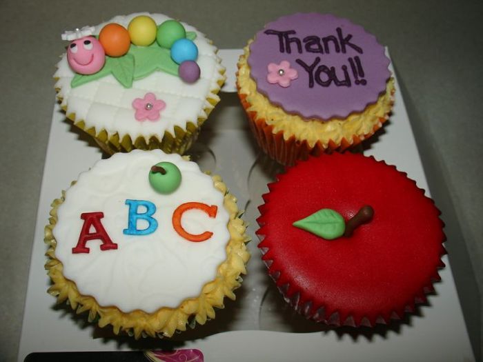 Cupcake ideas for teachers