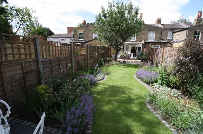 English terraced house backyard ideas