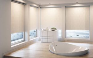 Blinds bathroom modern sunken blind roller window bathtub english make