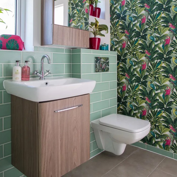 Botanical bathroom ideas