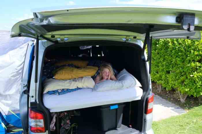 Vw t5 bed ideas