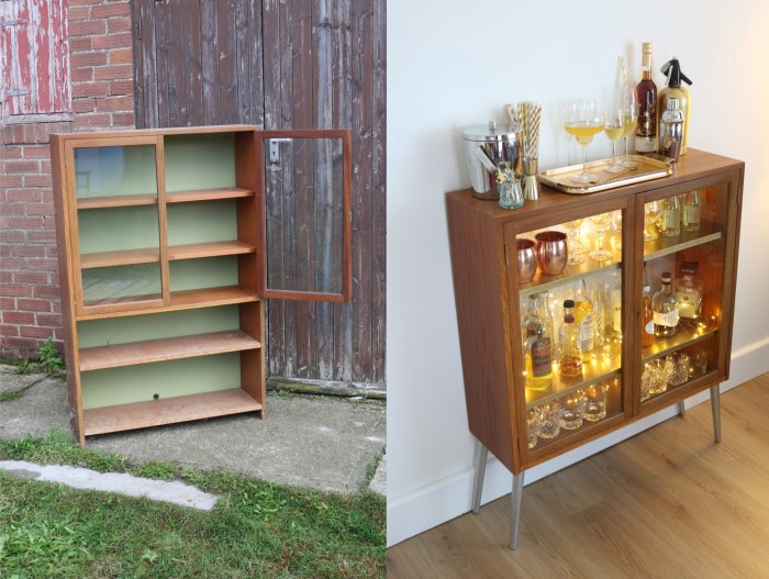 Upcycled drinks cabinet ideas