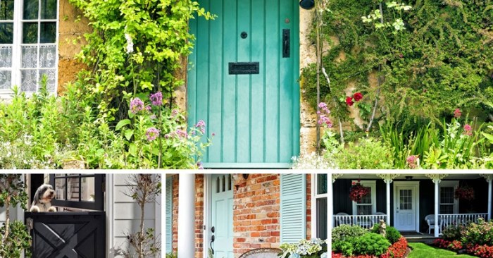 Cottage front door ideas