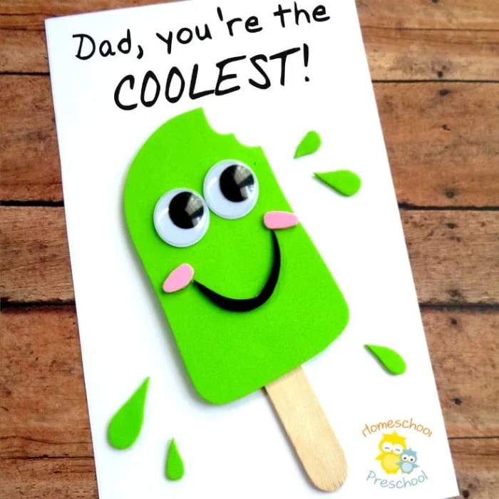 Fathers day card ideas eyfs