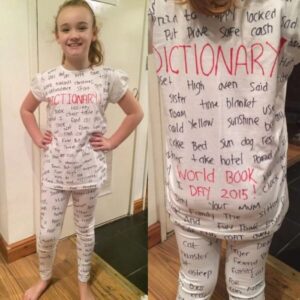 World book day word costume ideas