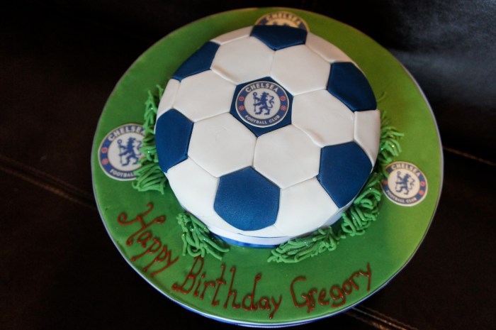 Football cake birthday mandy cakes