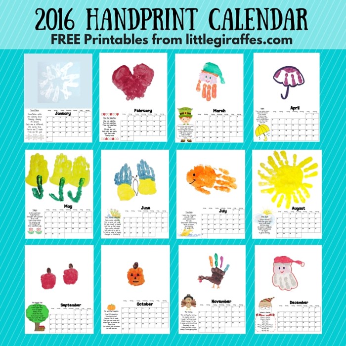 Calendar set choose board charts kids kindergarten