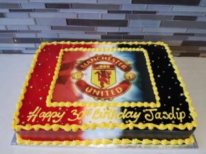 Manchester united football cake ideas