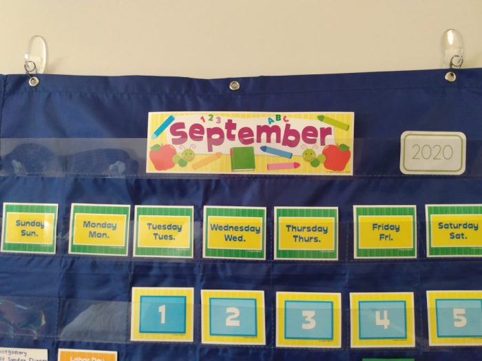 Calendar ideas early years