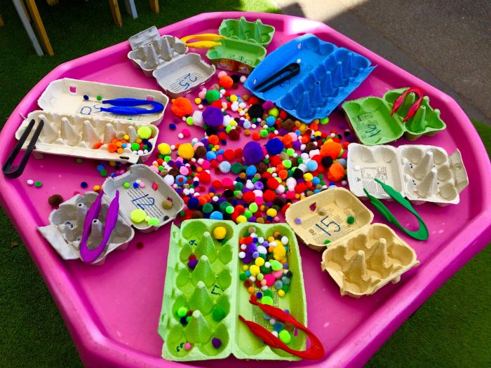 Fine motor tuff tray ideas