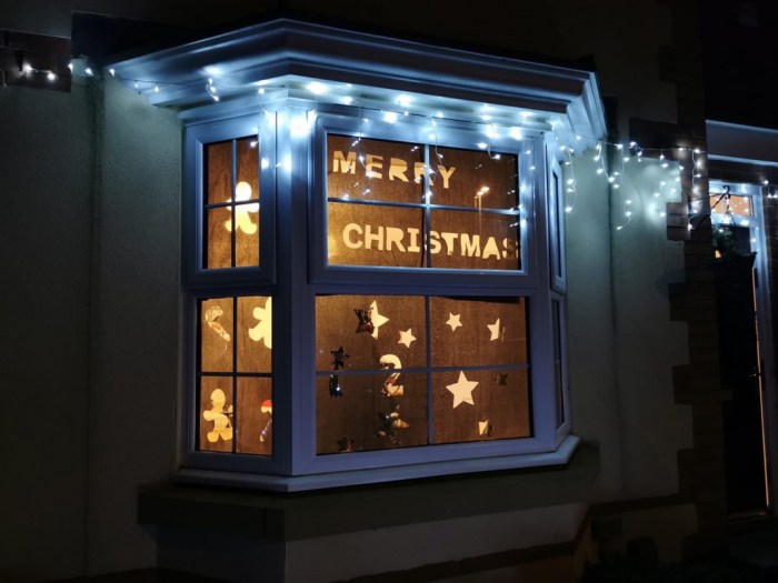 Christmas advent window ideas