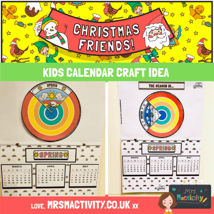 Ks1 calendar ideas