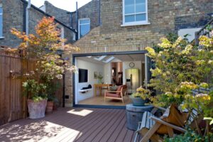 Terraced kitchen