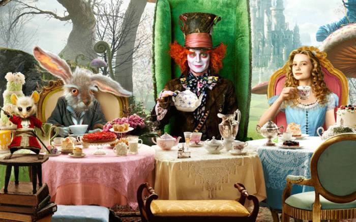 Mad party tea hatters hatter food shower