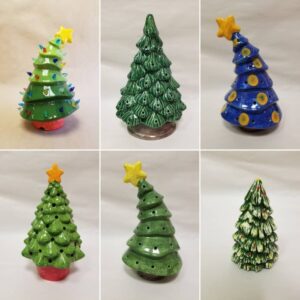 Christmas pottery painting ideas