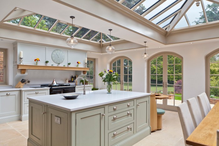 Small kitchen conservatory extension ideas