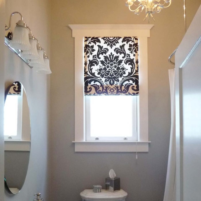 Bathroom blind ideas