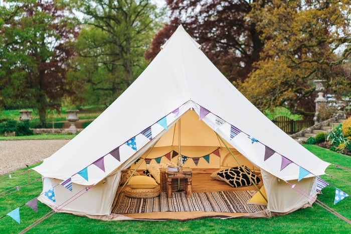 Bell tent party ideas