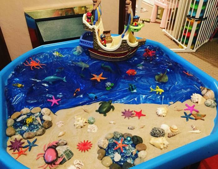 Under the sea tuff tray ideas