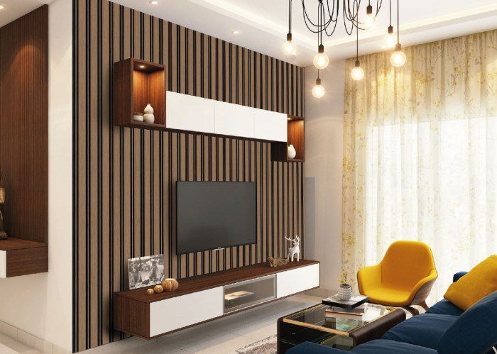 Living room wall panelling ideas