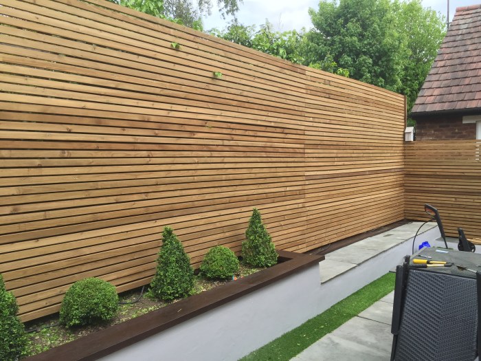 Slatted fence ideas