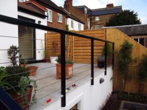 Patio balustrade ideas