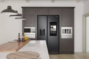 Fridge built freezer american kitchen housing houzz