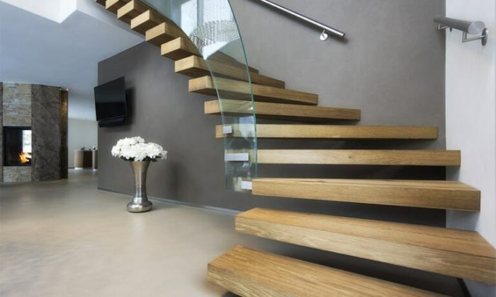 Glass staircase contemporary stairs appearance made staircases interior wacky awesome enthralling sculptural style add avso