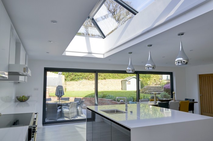 Lantern roof extension light glass led orangery tablero seleccionar techo house theurbaninterior extensions