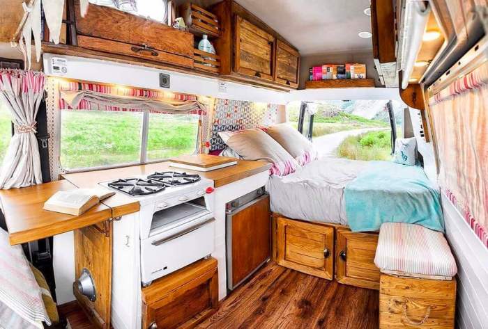 Small campervan interior ideas