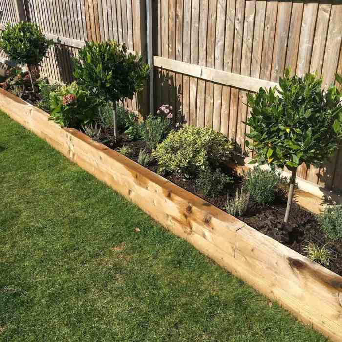 Railway sleepers garden ideas