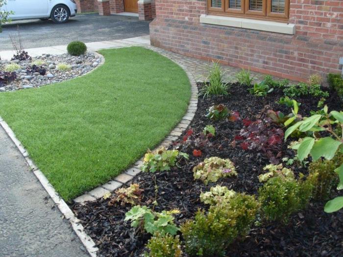 New build front garden ideas uk