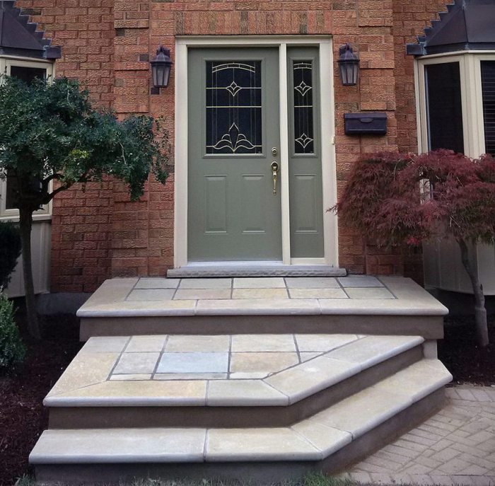 Front door steps ideas uk