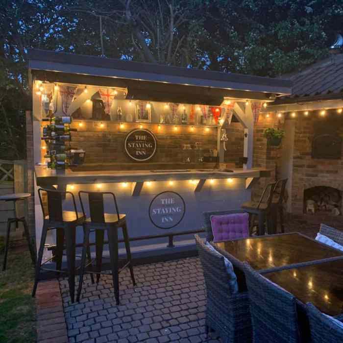 Garden room bar interior ideas