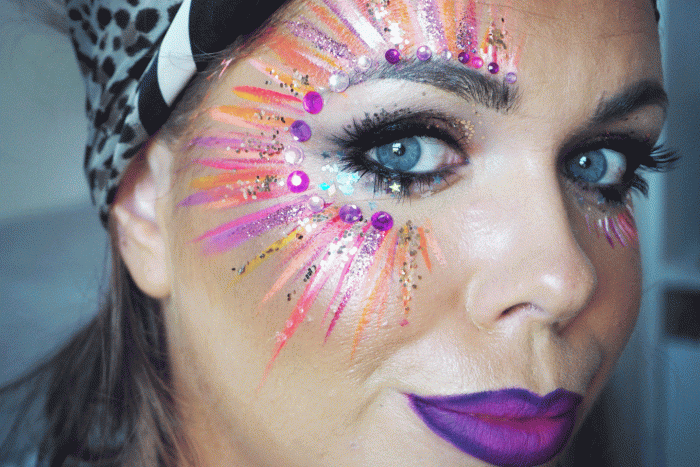 Glitter face paint ideas