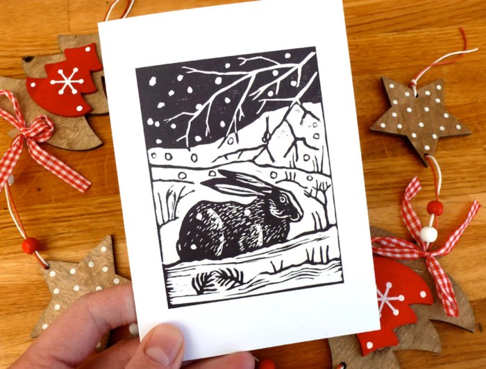 Linocut robin lino holly linoprints linoprint gravure stamps