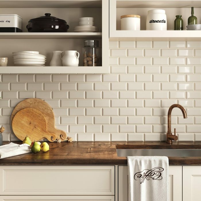 Cream kitchen wall tiles ideas